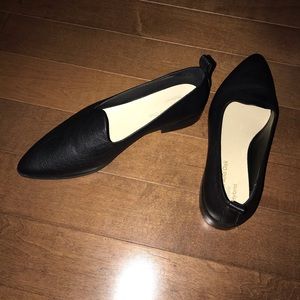 Frank & Oak black loafers